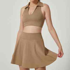 Uniforme de Tenis para Mujer, Serie Court Action, Falda, Pantalones Cortos y Top, Tela Suave y Ventilada, para Entrenamiento Ágil y Partidos - Product Image 4