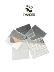 Vidrio decorativo laminado ultra transparente con diversos patrones para aplicaciones industriales de muros cortina y escaleras - Product Image 2