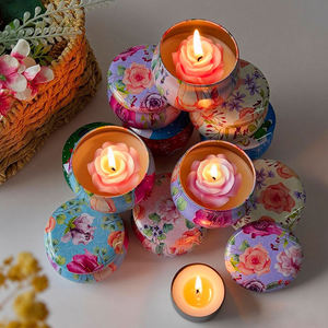 Bougies en cire de soja écologiques faites à la main en gros, parfumées aux fleurs, en boîte, pour l'aromathérapie, décoration romantique, cadeau pour la maison, les fêtes et Noël - Product Image 1
