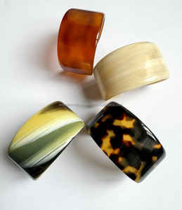 Elegante redondo resina madera hecho a mano moda pulsera alta calidad elegante diseño brazalete - Product Image 6