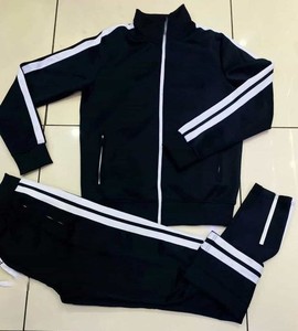 Ensemble de survêtement pour garçons REXFIT SPORTS, manches longues, fermeture éclair, style sportif, couleur unie, polyester, vêtements d'automne, coupe régulière avec poches latérales - Product Image 5