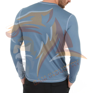 Fitness Gym Knitted <b>Compression</b> T-<b>Shirt</b> <b>Men</b> Long Sleeve Exercise Running Summer Quick Dry Sporty Gym <b>Compression</b> <b>Shirts</b> - Product Image 3