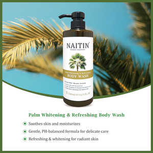 NAITIN Gel de Ducha Blanqueador y Refrescante con Aroma Floral para Mujer, 500ml, para Todo Tipo de Piel - Product Image 2