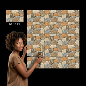 Carreaux muraux en céramique gaufrée de qualité supérieure pour l'extérieur des supermarchés, finition mate, 250x375mm - Product Image 6