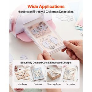 Plaques de découpe en polycarbonate transparent, 6 pièces, 6,69 x 3,15 x 0,1 po, tampons de découpe compatibles pour l'embossage - Product Image 6