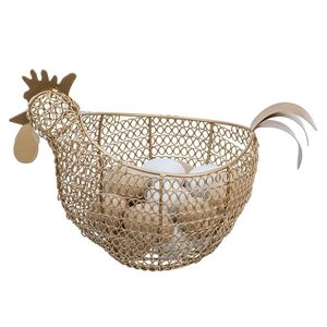 Porte-œufs en métal de style industriel fabriqué en fil épais pour une performance de rangement durable en cuisine - Product Image 6