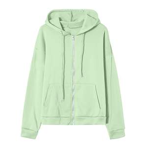 Sudadera con Capucha Moderna y Transpirable para Mujer, Ideal para Salidas Casuales, Talla Personalizada y Color Verde - Product Image 4