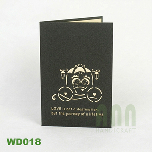 Custom Designed 3D Popup Durable <b>Paper</b> <b>Weeding</b> Card for Wedding Valentine's Day Birthday New Year Celebrations Souvenir VietNam - Product Image 5