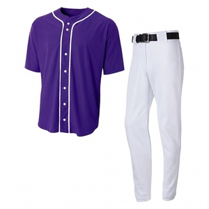 Men <b>Baseball</b> Uniform <b>Set</b> Performance Athletic Jersey and Flexible Sports Pants for Team Activities - Product Image 4