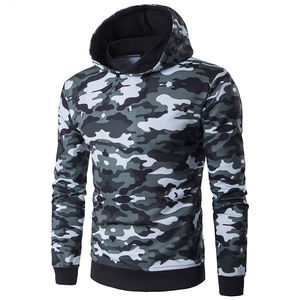 Sweat-shirt à capuche imprimé camouflage pour femme, pull décontracté à manches longues, haut d'automne - Product Image 4