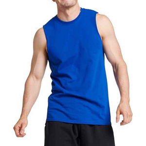 Nouveau Débardeur de Sport Personnalisé 2026 en Coton de Haute Qualité pour Musculation, Fitness, Sans Manches, Séchage Rapide et Respirant - Product Image 1