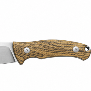Cuchillos de Hoja Fija para Exteriores con Hoja de Acero de Punta Caída, Mango Texturizado Marrón, Agarre Ergonómico para Caza, Camping y Bushcraft - Product Image 3