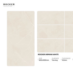 กระเบื้องพอร์ซเลนลายแกะสลักคุณภาพพรีเมียม ขนาด 600x1200 มม. 60x120 ซม. 24x48 นิ้ว แผ่นใหญ่สำหรับตกแต่งผนังและพื้นสไตล์โมเดิร์น - Product Image 1