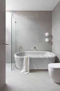 Bañera de Hidromasaje Europea de Lujo, Tallada a Mano en Mármol Natural, Ecológica, con Desagüe, para Hotel, Apartamento, Villa, Uso Interior, 20 galones - Product Image 2