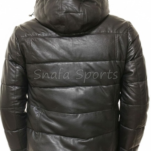 Veste en cuir d'agneau sur mesure OEM, cuir d'agneau français naturel de haute qualité, vestes en cuir véritable pour hommes - Product Image 5