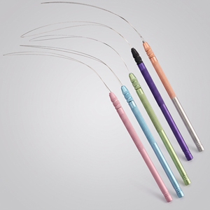 Hair Extension Tool Loop Pulling Tool Hair Extension Technician Tool Hair Extension Threading Loop Reusable Steel Wire Hair Loop - Product Image 1