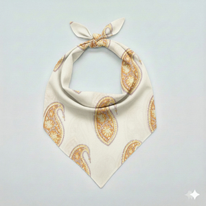 Bandana en coton imprimé à la main style vintage, foulard carré imprimé indien, écharpe de cou pour femme, commande en gros - Product Image 4