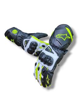 GP PRO PU Vollfinger-Handschuhe Hochwertig Anpassbar Schwarz Weiß Grün Radsport Unisex Winter Feuchtigkeitsableitend Winddicht - Product Image 4