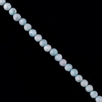 Bracelet en argent sterling 925 avec cristal Larimar, perles de 3 mm, bijoux délicats faits à la main en pierres précieuses naturelles