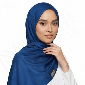 Hiyab de Alta Calidad Personalizado en Color, Suave y Transpirable, de Georgette Liso y Chifón Burbuja, para Uso Diario en Otoño, para Musulmanas - Product Image 2