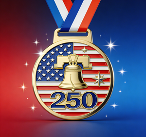 Médailles USA du 250e anniversaire, style américain patriotique métallique intemporel, délicates, de haute qualité, best-seller, attrayantes - Product Image 5