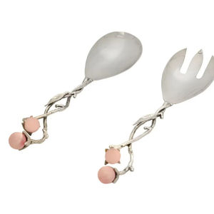 Ensemble de saladiers en acier inoxydable écologiques, couleur rose hyaline, nouveau design, compatibles lave-vaisselle, meilleur prix - Product Image 1