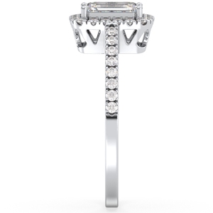 Bagues de fiançailles REYES GRA certifiées en argent sterling 925 avec moissanite pour femmes, bijoux fins en or 14K 18K originaux - Product Image 5