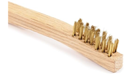 Brosse à gratter industrielle en laiton la plus vendue, OEM, pour l'élimination de la rouille ou le polissage des métaux, disponible au prix d'exportation depuis l'Inde