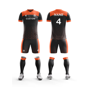 Bold Red Soccer Jersey Uniforms - High-Visibility Color with Sublimated Custom Name & Number Printing Uniformes <b>Football</b> Jersey - Product Image 1