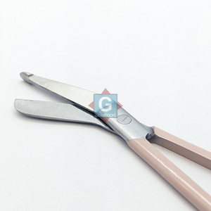 Tijeras para vendajes Pink Lister, instrumento quirúrgico manual con certificación CE Clase I para operaciones quirúrgicas - Product Image 3