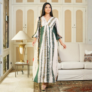 Elegante Vestido Maxi de Poliéster para Mujer con Detalle de Lazo en la Cintura - Product Image 5