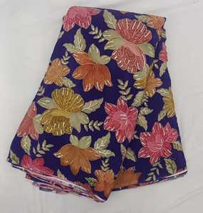 Tela Crepé Natural con Estampado Posicional, Material de Lujo para Sarees y Vestidos Tradicionales de Mujer, Tela al por Mayor - Product Image 4