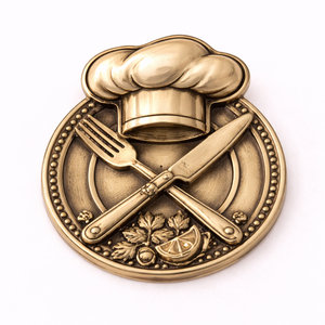 Fabricante de regalos promocionales para restaurantes, regalos de recuerdo, pines de solapa metálicos personalizados para chefs - Product Image 3