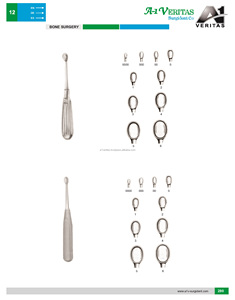 Cureta para Huesos de Acero Inoxidable de Calidad Superior A-1 VERITAS, Instrumento de Raspado, Herramienta Quirúrgica Manual Reutilizable para Ortopedia y Neurocirugía - Product Image 5