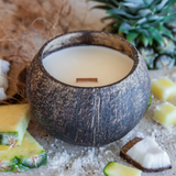 Tazón de vela de coco hecho a mano de alta calidad, laca Hathai Natural ecológica, peso ligero, venta al por mayor directa de fábrica para bodas - Product Image 2