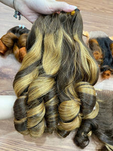 Produits phares : Cheveux vierges, cheveux bouclés à la vapeur, trame de cheveux vietnamiens, cheveux humains, prêts à être expédiés, sans perte de cheveux, sans nœuds - Product Image 4