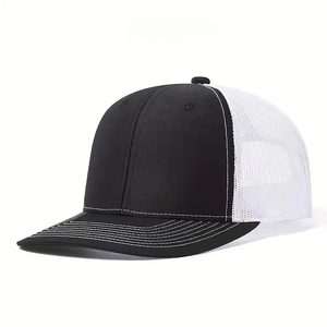 Gorra de Béisbol Unisex de 6 Paneles, Tela de Malla, Color en Contraste, Transpirable, Ajustada, para Primavera/Verano, Uso Casual, Talla Adulto, Gorra Trucker - Product Image 5