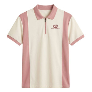 Faible MOQ 2026 Nouvelle Collection Chemises Homme Coupe Classique à Fermeture Éclair Unie Légères Manches Courtes Tissu Doux Style Décontracté et Élégant - Product Image 1