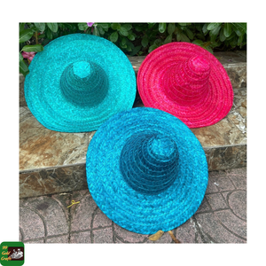 Chapeau de cowboy en paille tressée naturelle, style mexicain rayé, décontracté, pour la pêche, la plage, les voyages d'été, la mode en plein air, fabriqué au Vietnam - Product Image 6