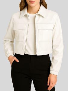 Custom Leather <b>jackets</b> for Women with High Quality Handsome Women'S Hot <b>Short</b> Leather <b>Jacket</b> <b>Short</b> Leather <b>Jacket</b> - Product Image 6