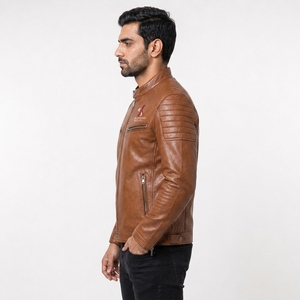 Factory Direct Sale Reasonable Price <b>Men</b> <b>Shearling</b> Leather <b>Jacket</b> New Arrival Comfortable Fit <b>Men</b> <b>Shearling</b> Leather <b>Jacket</b> - Product Image 5