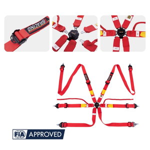 Private Label Racing Seat Belt TBRACING FIA Approved 8853 2016 OEM ODM Wholesale 50mm Webbing with Eye <b>Bolt</b> Hardware - Product Image 2