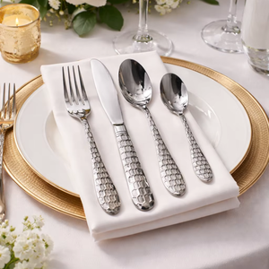 Vajilla para recepción de bodas, suministros para decoración de mesas de banquete, decoración de lujo para mesas de comedor, accesorios para cenas formales, artículos finos - Product Image 2