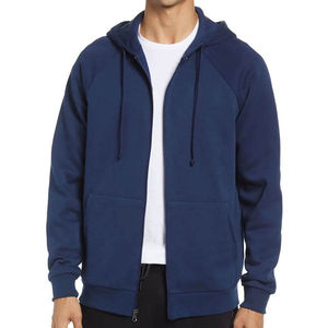 Sweat à capuche zippé décontracté pour homme, confortable pour le quotidien, avec finition côtelée et poches avant, pour les acheteurs de vêtements de détail 2026 - Product Image 2