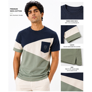 เสื้อยืดคอตตอนเนื้อหนักคุณภาพสูง OEM 206 ผลิตจากผ้าฝ้าย 100% ทรงปกติ พิมพ์ลายกราฟิกหนา สำหรับผู้ชาย สามารถสั่งพิมพ์ลายได้ตามต้องการ - Product Image 2