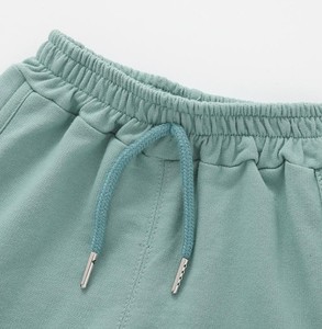 Shorts droits pour bébé, solides, à séchage rapide, doux, légers, respirants, 100% coton, shorts décontractés d'été pour garçons et filles, usage quotidien - Product Image 4
