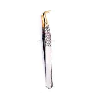 Custom Made High Quality Stainless Steel Eyelash Tweezers Beauty <b>Tool</b> Reusable Applicator JIMED SURGICAL Model JI-2029 <b>Top</b> - Product Image 5