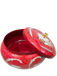 Bandeja Coleccionable Artesanal de Cuerno Redondo con Tacto Real Estilo Animal Pichwai, Set de Regalo de Boda, Diwali Puja - Product Image 3