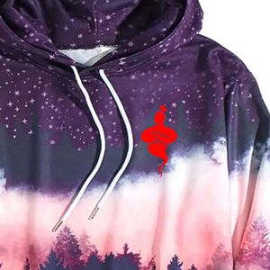 Tissu chaud pour les activités de plein air en hiver, vêtements décontractés en polaire douce pour hommes, sweat à capuche avec impression personnalisée - Product Image 5
