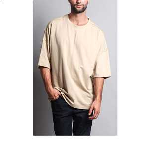 เสื้อยืดคอตตอนคุณภาพสูงทรงดรอปโชว์เดอร์สไตล์วินเทจฟอกสีแบบ Stone Acid Wash สำหรับผู้ชายและผู้หญิง เสื้อยืดโอเวอร์ไซส์แบบสั่งทำได้ - Product Image 5
